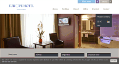 Desktop Screenshot of europehotel.be