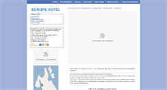 Desktop Screenshot of europehotel.gr