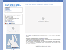 Tablet Screenshot of europehotel.gr